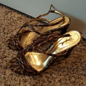 Leopard Print Heels